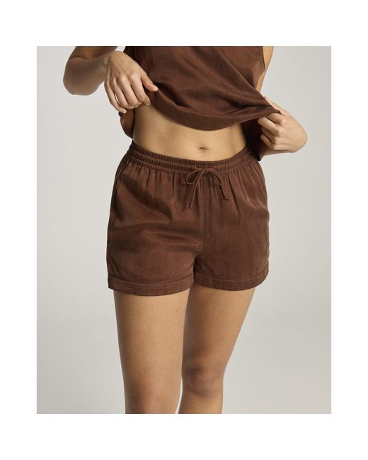 Nudea Brown Eco-Luxe Drawstring Boxer