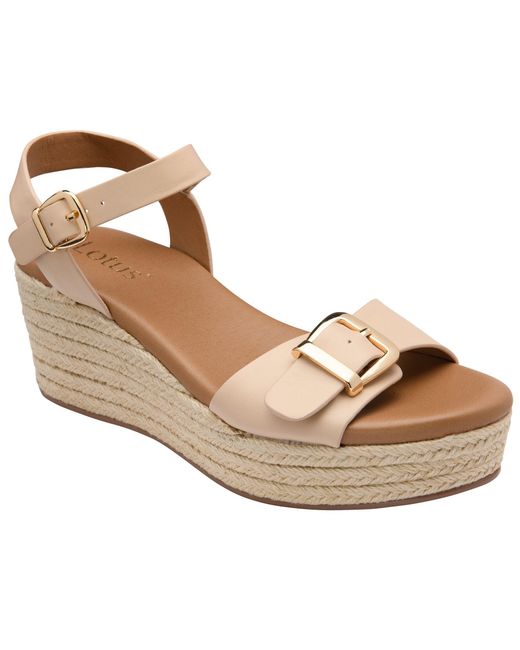 Lotus Shoes Metallic Emeia Wedge
