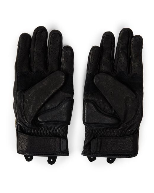 Belstaff Green Hampstead Leather Gloves for men
