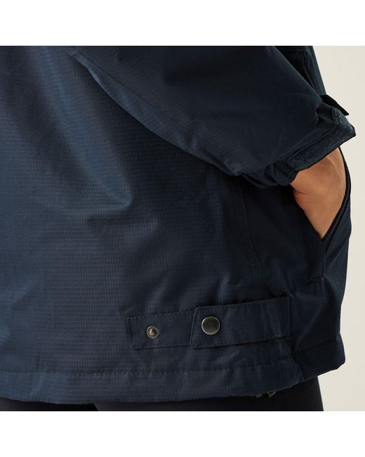 Regatta Blue Hudson Fleece Lined Jacket