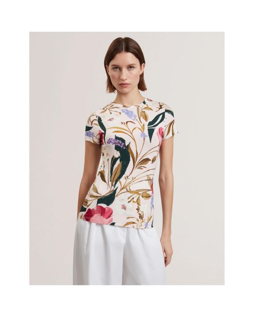 Ted Baker Multicolor Slim Fit Print T-Shirt