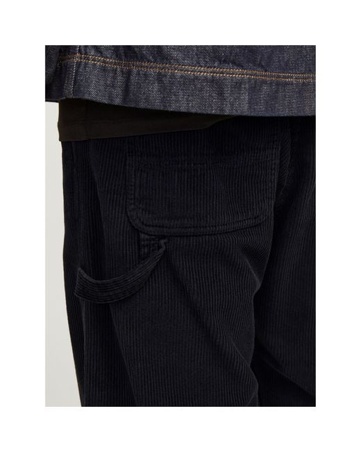 Jack & Jones Blue Corduroy Trousers for men