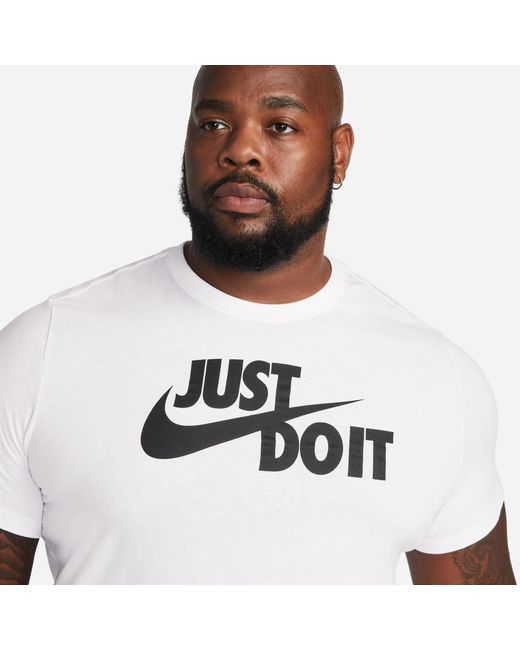 Nike White M Nsw Tee Just Do It Swoosh for men