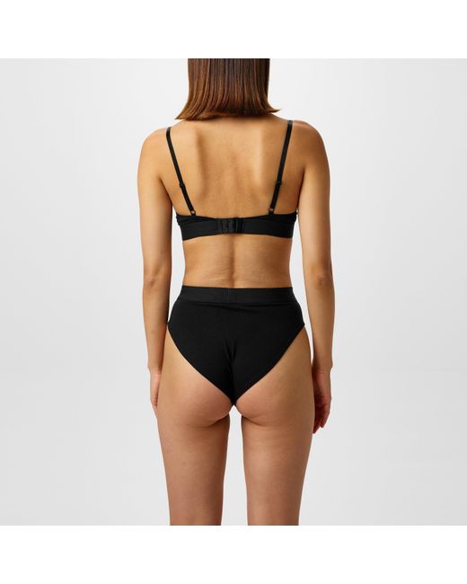 HUGO Black Stretch Cotton Briefs