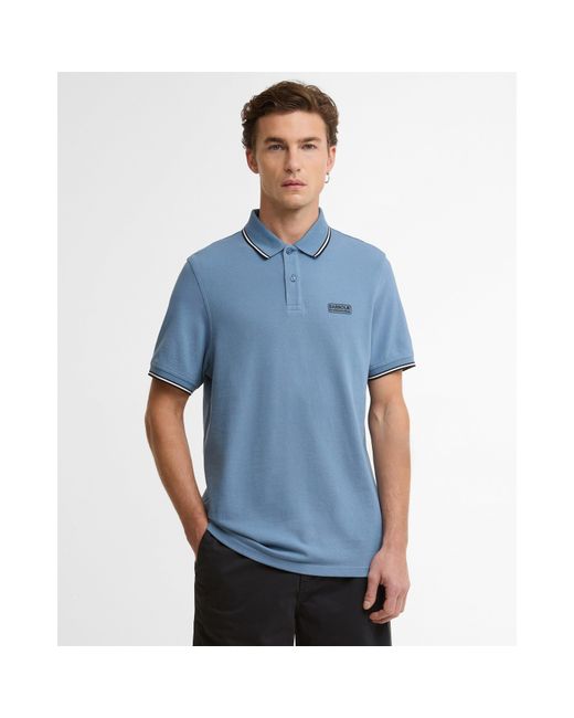 Barbour Blue Evan Polo Shirt for men