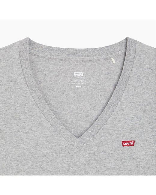 Levi's Gray Perfect V-Neck T-Shirt