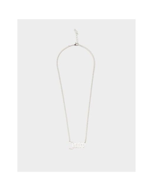 Juicy Couture White Hannah Necklace
