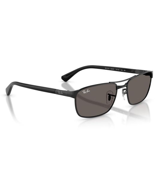 Ray-Ban Gray 0Rb3778 Oval Sunglasses