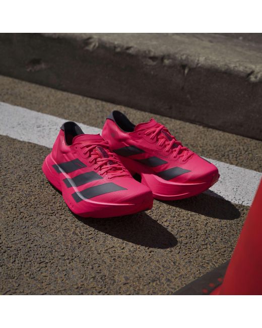 Adidas Pink Adizero Adios Pro 4 Shoes Ladies