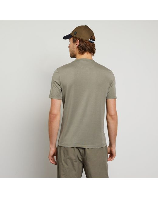 Eden Park Green Khaki Shortsleeved Tshirt for men