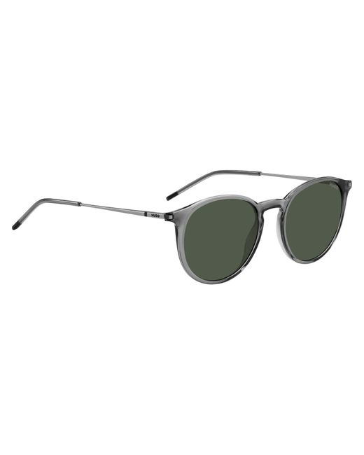 HUGO Green Round Sunglasses for men