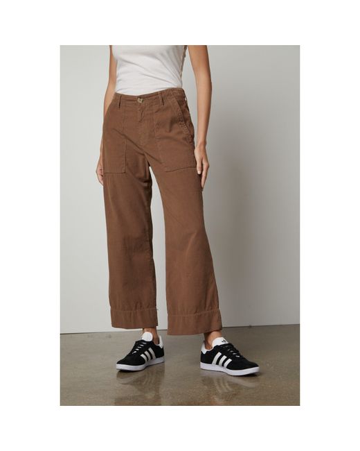 Velvet By Graham & Spencer Brown Tailored Trousers