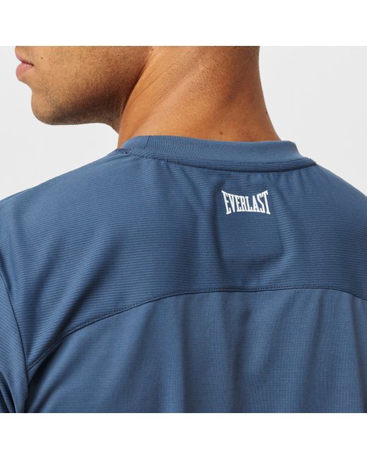 Everlast Blue Stripe Poly T-Shirts for men