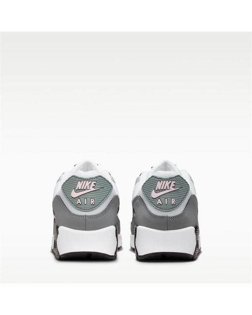 Nike Gray Air Max 90 Shoes for men