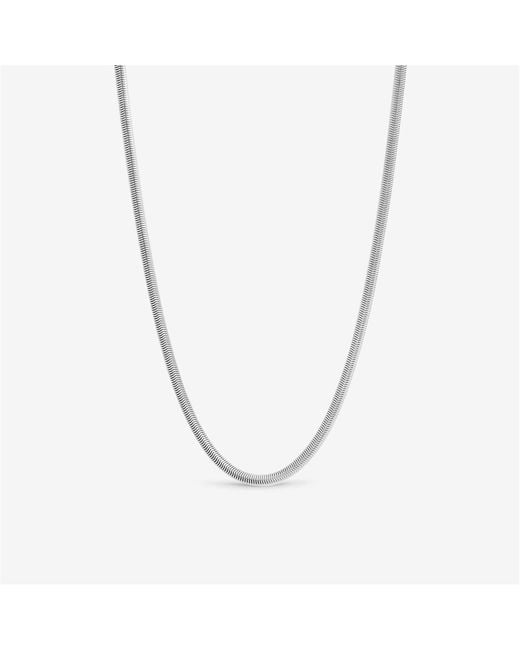 Inicio Metallic Waterproof Snake Chain Necklace for men