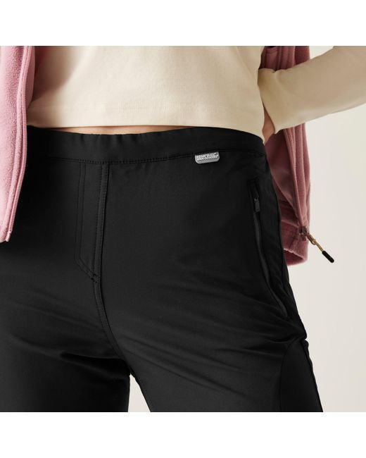 Regatta Black Pentre Walking Trouser (Long)