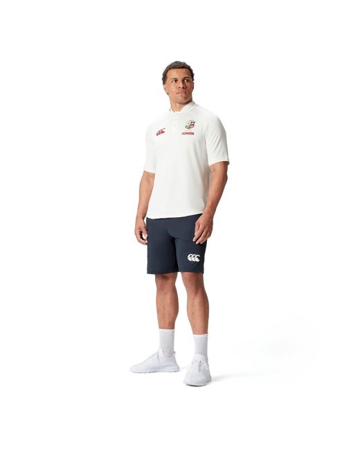 Canterbury White British And Irish Lions Polo Shirt 2025 Adults for men