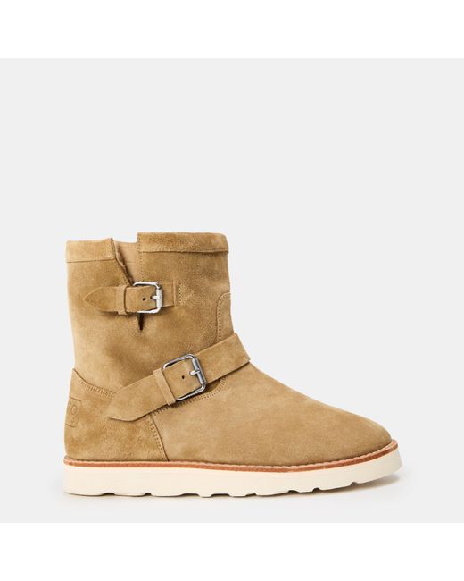 KENZO Natural Cozy Flat Ankle Boots for men