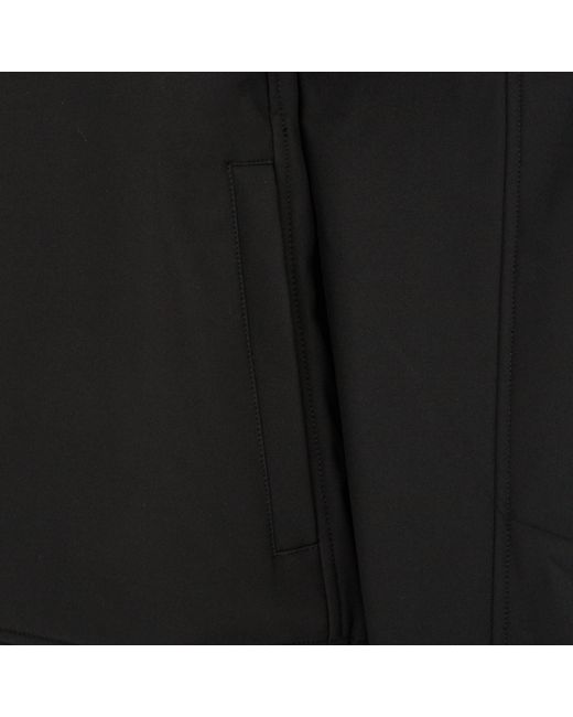 Dunlop Black On-Site Water Resistant Windproof Slim Fit Softshell Jacket
