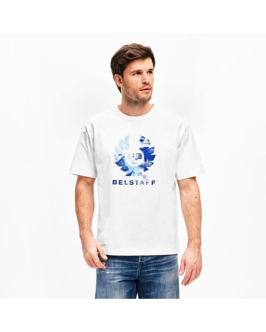 Belstaff Blue Phoenix T-Shirt for men