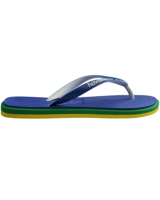 Havaianas Blue Brasil Twist Flip Flops