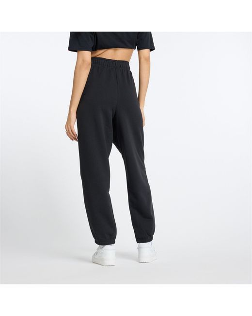 New Balance Blue Closed Hem Fleece Joggers