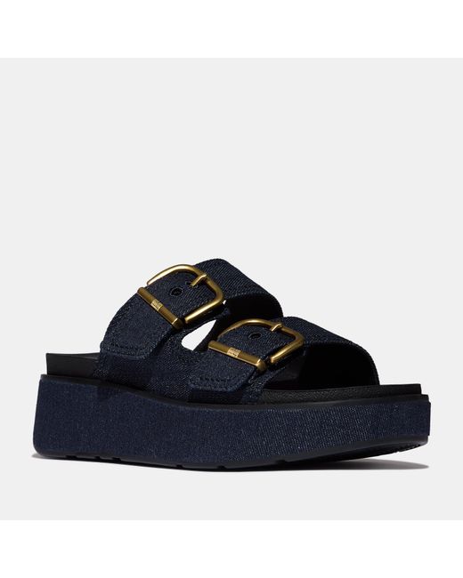 Fitflop Blue Gen-Ff Max Buckle Slides