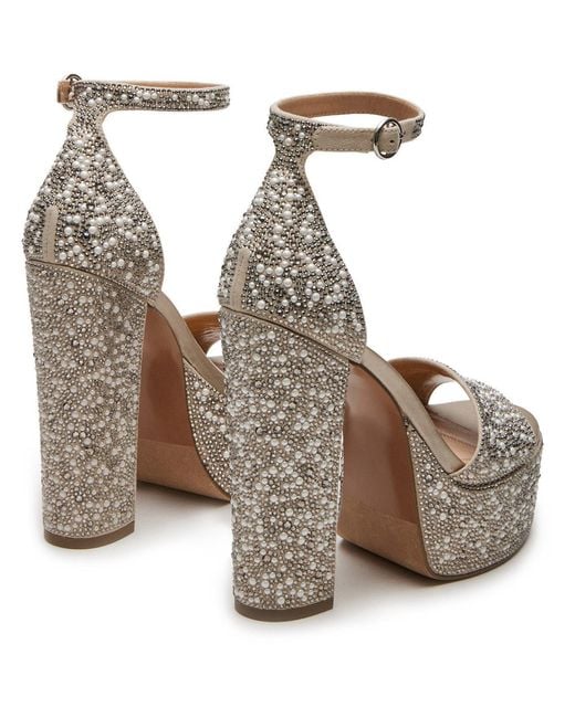 Steve Madden Metallic Glam Platform Heels