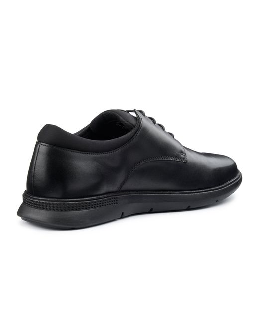 Hotter Black Hugo Wide Fit Shoes for men