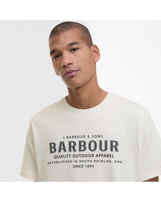 Barbour Gray Moorside T-Shirt for men