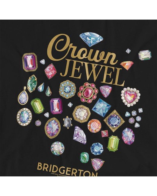 Bridgerton Black Crown Jewel T Shirt