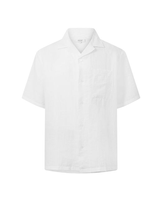 Maison Kitsuné White Resort Shirt for men
