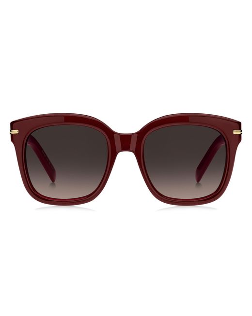 Boss Brown Square Round Sunglasses