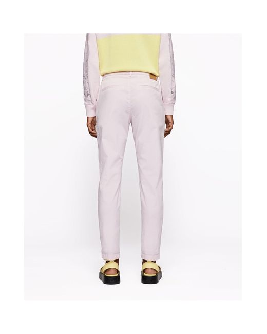 Boss Pink Tachini2 Chino Trousers, Chino Style