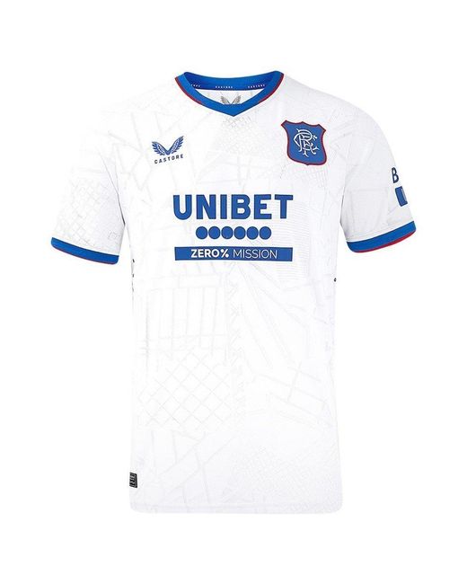 Castore White Rangers Authentic Away Shirt 2024 2025
