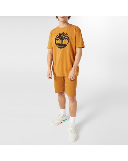 Timberland Orange Kennebec T Shirt for men