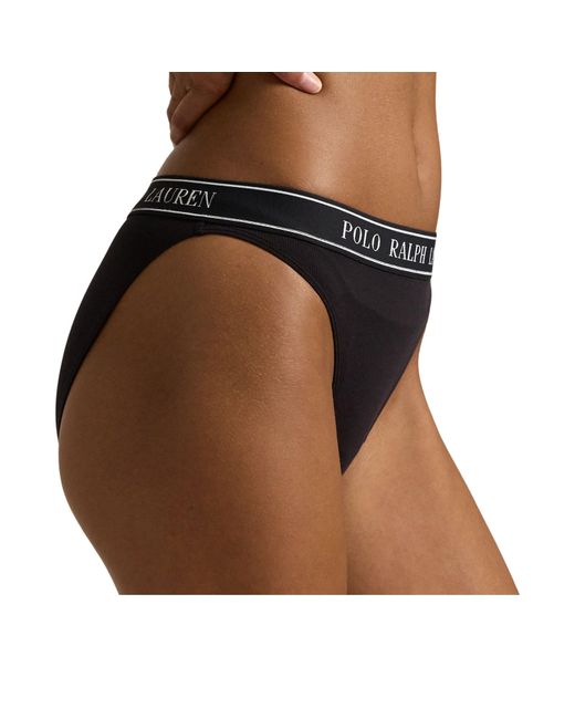 Polo Ralph Lauren Black Cotton Hipster Brief