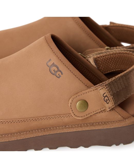 Ugg Brown Gldncoast Goldencoast Cotton Flat Mules for men