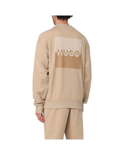 HUGO Natural Dusplited Polo Shirt for men