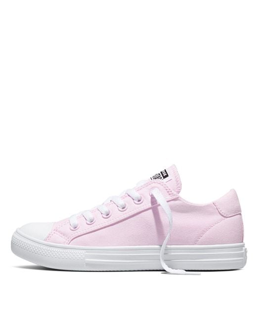 Converse Pink Canvas Trainers