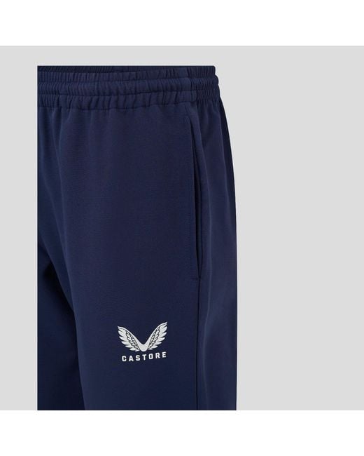 Castore Blue Closed Hem Fleece Joggers