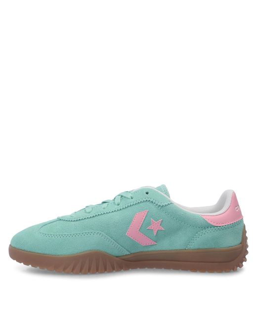 Converse Green Adults Run Star Trainer Suede Low-Top Trainers