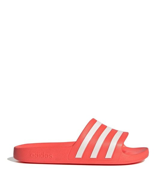 Adidas Red Adilette Aqua Slide