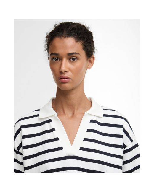Barbour Blue Inez Striped T-Shirts
