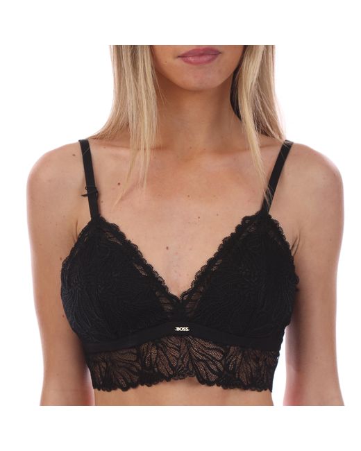 Boss Black Bianca Lace Triangle Bra