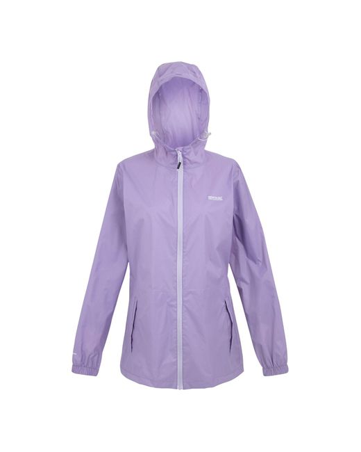 Regatta Purple Pack It Iii Waterproof Jacket