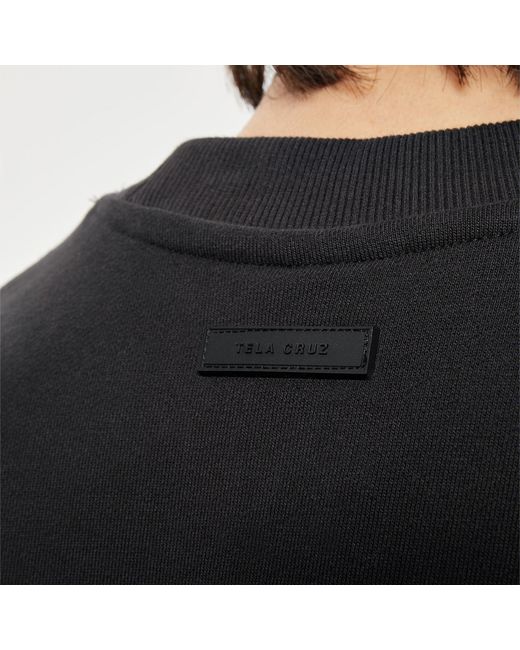 TELA CRUZ Black Studio Tee for men