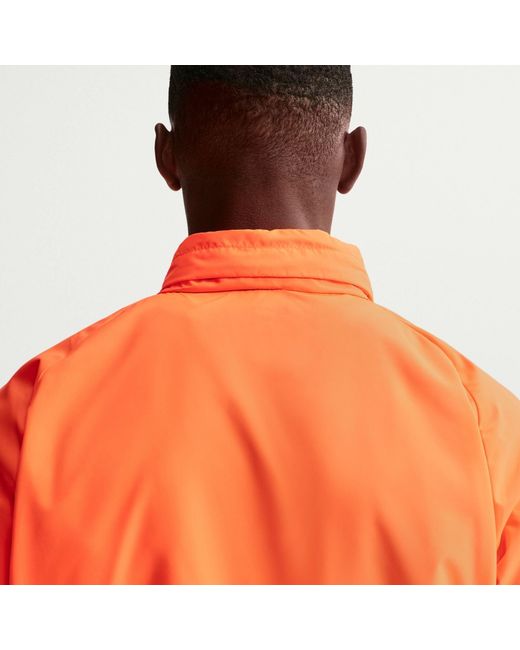 Nike Orange Miler Repel Running Jacket for men