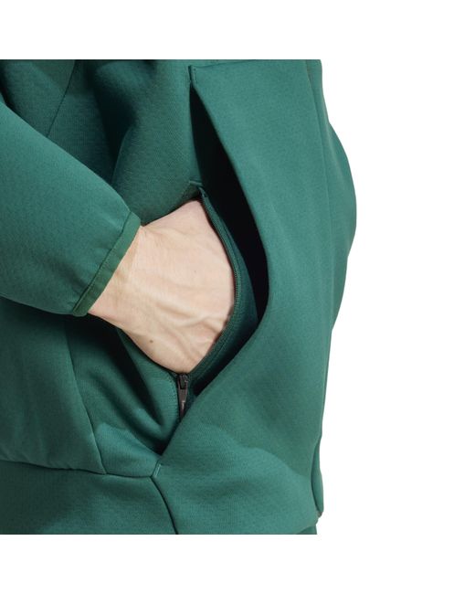 Adidas Green M Z.N.E. Fz Tracksuit Top for men