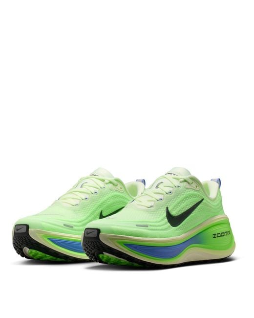 Nike Green Vomero Plus Road Running Shoes for men